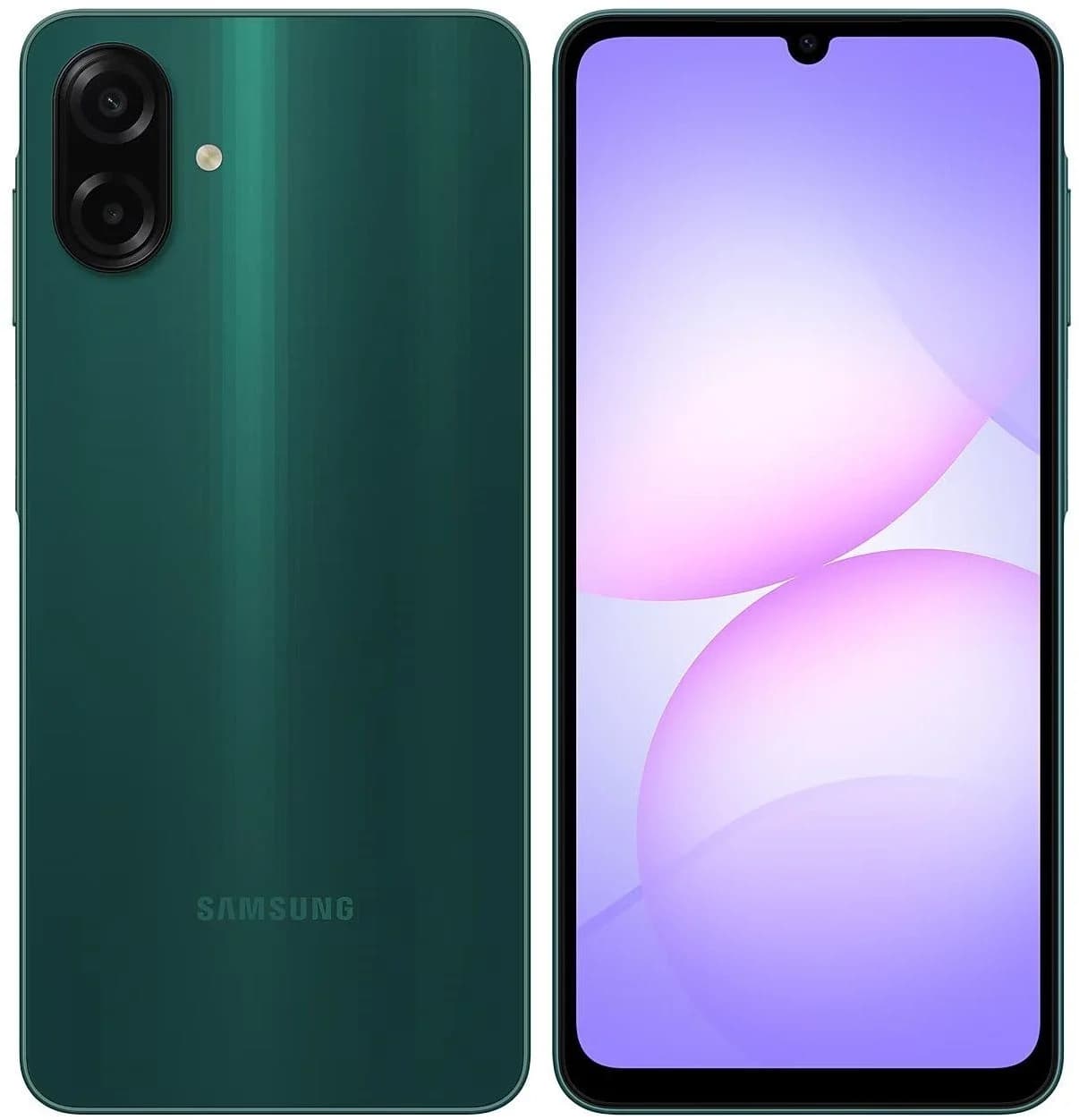 Samsung Galaxy A07 2 × nano SIM, 64 Гб, зелёный